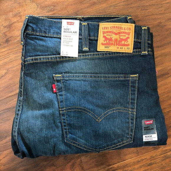 Levi's Other - NEW Levi denim 505 jeans 42 x 32